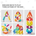 Rainbow Magnetic Sticks - 100pcs - Image 6